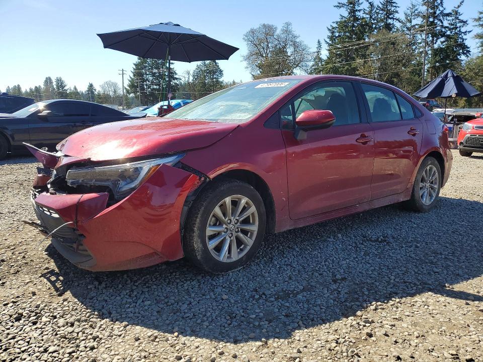 2023 Toyota Corolla VIN JTDBCMFE4PJ002834 COPART salvage auction — FRONT END, WA, sold $4,150 on 2026-07-14 (photo 1)