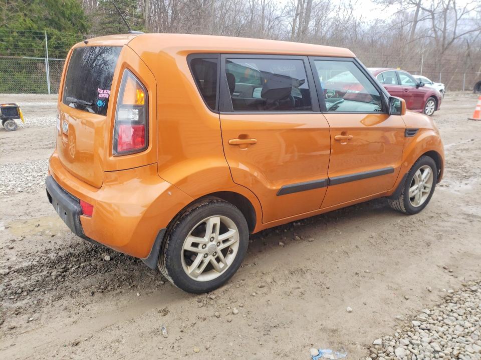 2011 Kia Soul VIN KNDJT2A28B7228586 COPART salvage auction — FRONT END, Oh - Cert Of Title-Salvage, sold $450 on 2026-07-08 (photo 3)