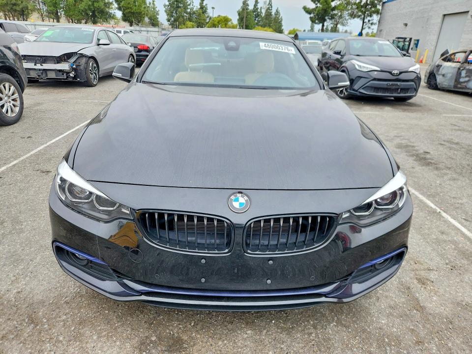 2020 BMW 4er VIN WBA4W3C04LFH44621 COPART salvage auction — FRONT END, Ca - Salvage Certificate, sold $7,600 on 2026-07-07 (photo 5)