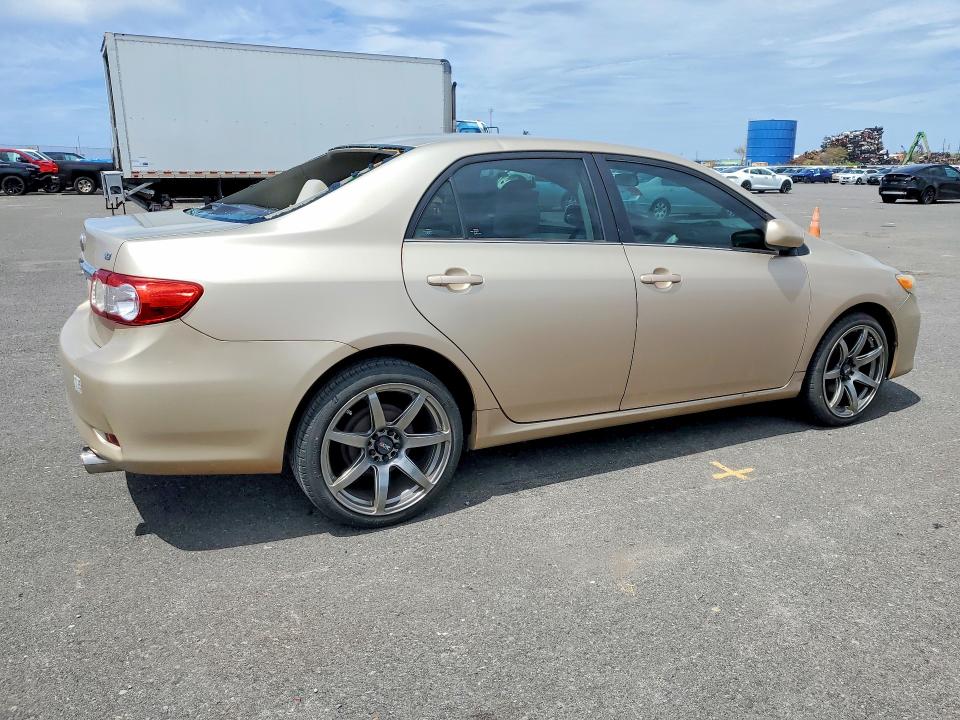 2013 Toyota Corolla VIN 2T1BU4EE0DC996369 COPART salvage auction — REAR END, Hi - Certificate Of Salvage, sold $4 on 2026-07-27 (photo 3)