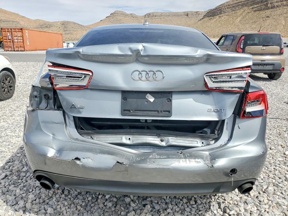 2012 Audi A6 VIN WAUCFAFC2CN174871 COPART salvage auction — REAR END, Salvage Title, sold $150 on 2026-07-22 (photo 6)