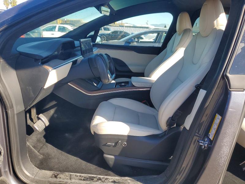 2022 Tesla Model x VIN 7SAXCBE51NF329551 COPART salvage auction — FRONT END, Ca - Salvage Certificate, sold $12,700 on 2026-07-31 (photo 7)