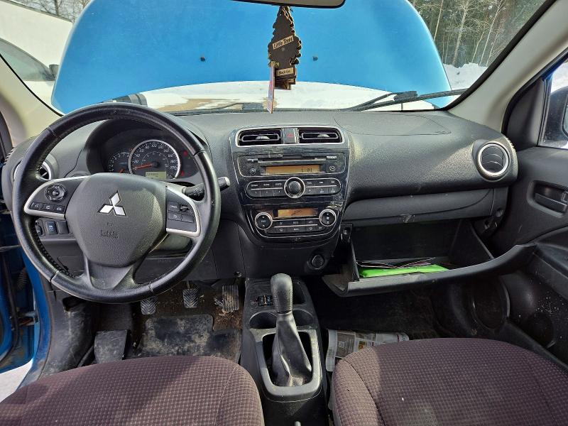2014 Mitsubishi Mirage VIN ML32A4HJ2EH009823 COPART salvage auction — FRONT END, Qc - Gravement Accidente, sold $175 on 2026-07-07 (photo 8)