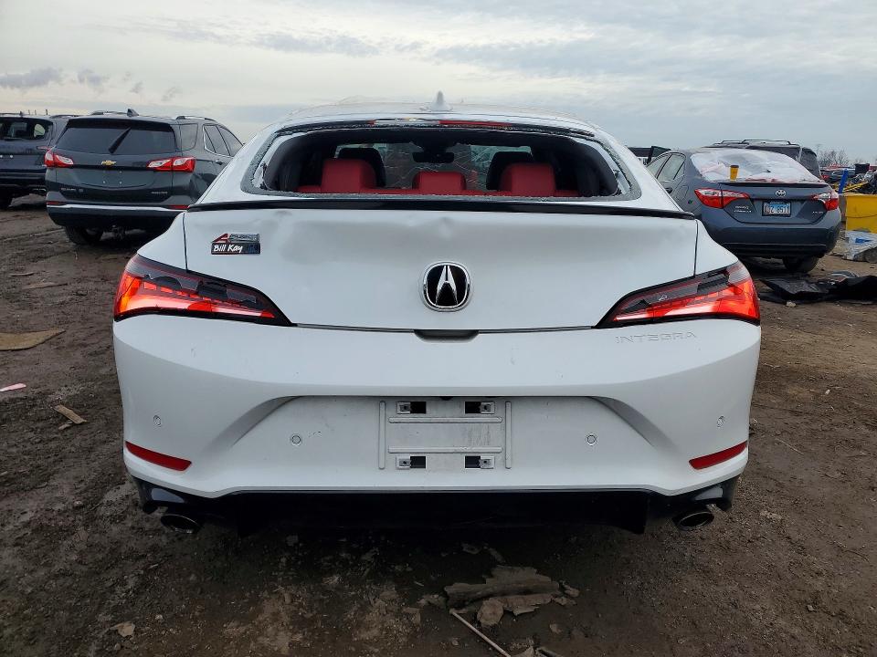 2024 Acura Integra VIN 19UDE4H69RA025054 COPART salvage auction — HAIL, IN - CERT OF TITLE-SALVAGE TITLE, sold $13,000 on 2026-07-20 (photo 6)