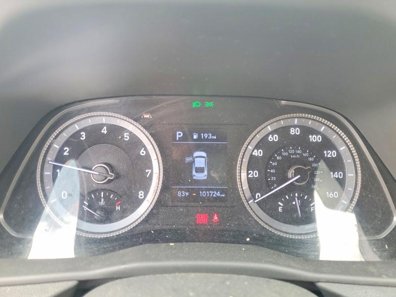 2023 Hyundai Sonata VIN KMHL24JA0PA304385 COPART salvage auction — FRONT END, Id - Salvage Certificate Of Title, sold $3,850 on 2026-07-20 (photo 9)