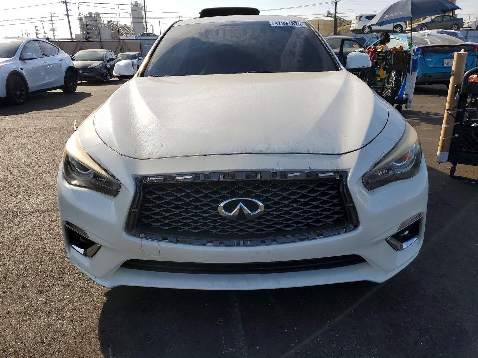 2018 Infiniti VIN JN1EV7AP8JM592059 COPART salvage auction — FRONT END, CA, sold $3,800 on 2026-07-13 (photo 5)