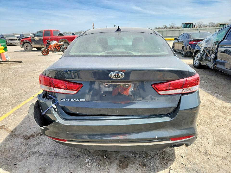 2016 Kia Optima VIN KNAGT4L33G5072985 COPART salvage auction — REAR END, Ks - Cert Of Title-Salvage, sold $875 on 2026-07-15 (photo 6)