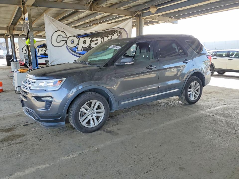 2019 Ford Explorer VIN 1FM5K8D85KGA52468 COPART salvage auction — VANDALISM, Ca - Salvage Certificate, sold $4,800 on 2026-07-02 (photo 1)