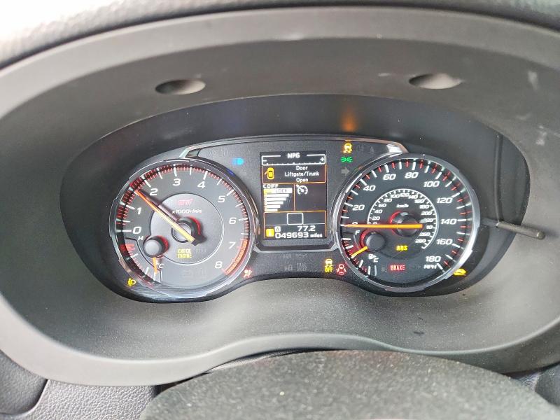 2021 Subaru Wrx VIN JF1VA2E69M9812657 COPART salvage auction — FRONT END, Tx - Certificate Of Title, sold $10,500 on 2026-07-11 (photo 9)