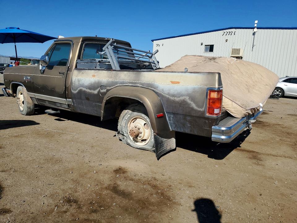 1989 Dodge D-series VIN 1B7ME3681KS112508 COPART salvage auction — NORMAL WEAR, Az - Certificate Of Title, sold $3,900 on 2026-07-10 (photo 2)
