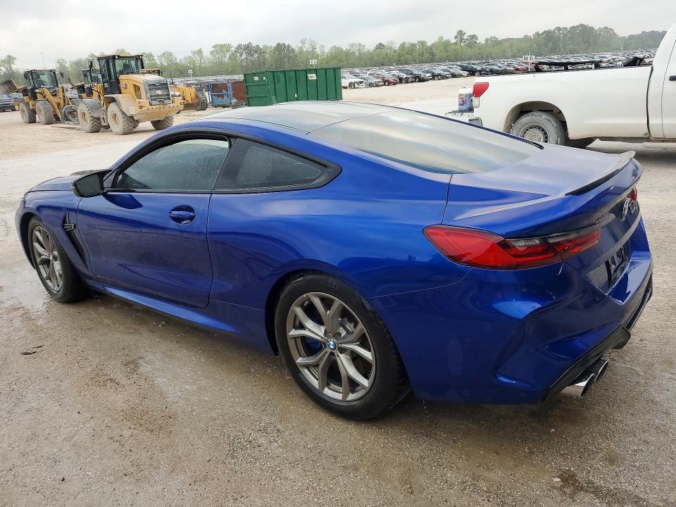 2024 BMW M8 VIN WBSAE0C09RCR46815 COPART salvage auction — WATER/FLOOD, Tx - Salvage Title-Flood Damage, sold $44,000 on 2026-07-28 (photo 2)