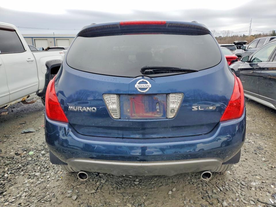 2005 Nissan Murano VIN JN8AZ08W15W432124 COPART salvage auction — NORMAL WEAR, Ma - Certificate Of Title, sold $825 on 2026-07-23 (photo 6)