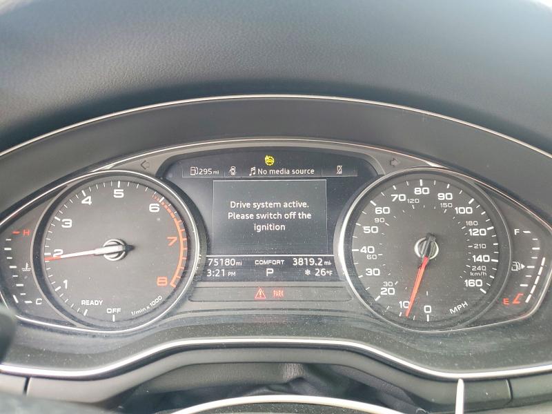 2022 Audi A5 VIN WAUDACF59NA008325 COPART salvage auction — FRONT END, Salvage Title, sold $7,600 on 2026-08-13 (photo 9)