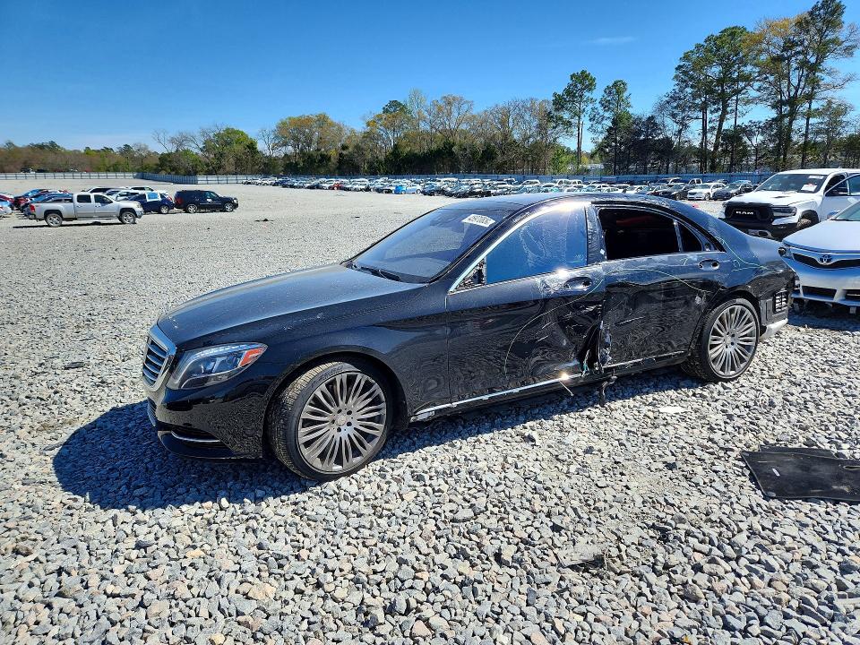 2016 Mercedes-benz S-klasse VIN WDDUG8FB0GA247307 COPART salvage auction — REAR END, Ga - Certificate Of Title, sold $9,800 on 2026-08-13 (photo 1)