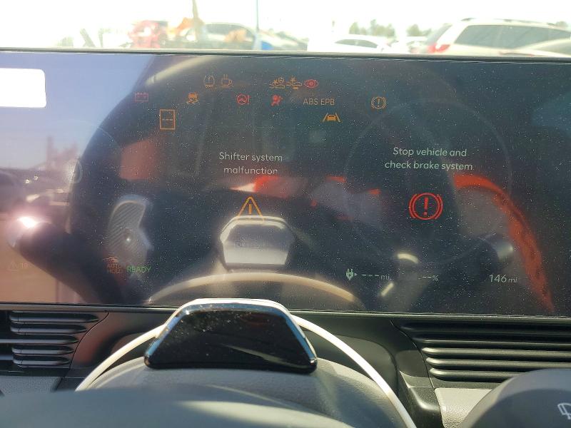 2025 Hyundai Ioniq VIN 7YAKN4DA6SY028029 COPART salvage auction — FRONT END, Ca - Salvage Certificate, sold $12,200 on 2026-07-08 (photo 9)
