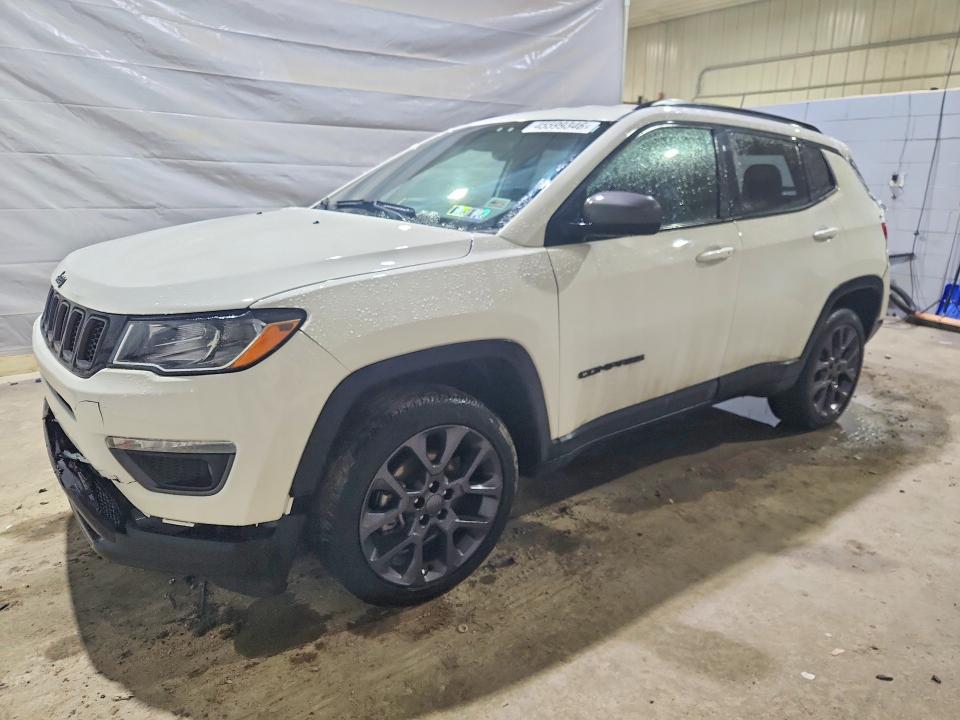 2021 Jeep Compass VIN 3C4NJDEB1MT532595 COPART salvage auction — REAR END, Pa - Certificate Of Salvage, sold $4,850 on 2026-07-02 (photo 1)