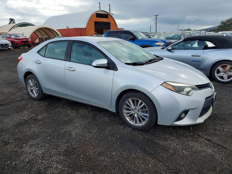 2014 Toyota Corolla VIN 5YFBURHE6EP037357 COPART salvage auction — WATER/FLOOD, Hi - Certificate Of Salvage, sold $2,950 on 2026-07-06 (photo 4)