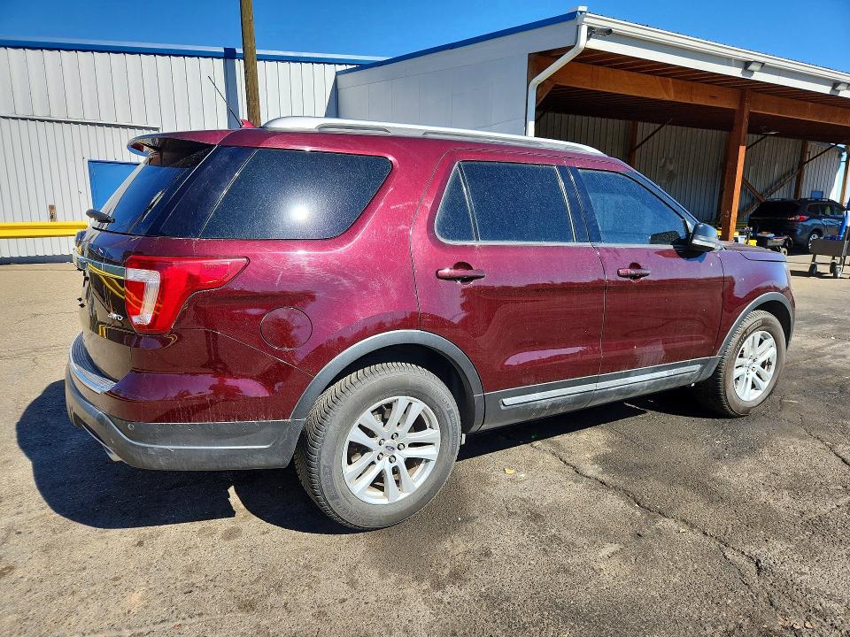2018 Ford Explorer VIN 1FM5K8D83JGA96483 COPART salvage auction — SIDE, CO - SALVAGE TITLE, sold $4,400 on 2026-07-09 (photo 3)