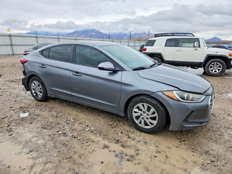 2018 Hyundai Elantra VIN KMHD74LF3JU556104 COPART salvage auction — REAR END, UT - SALVAGE CERTIFICATE, sold $1,850 on 2026-07-28 (photo 4)
