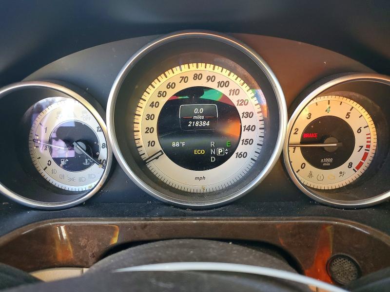 2014 Mercedes-benz E-class VIN WDDHH8JBXEA804310 COPART salvage auction — NORMAL WEAR, Ca - Dis/Dlr/Exp Only Clean Title, sold $3,100 on 2026-07-02 (photo 9)