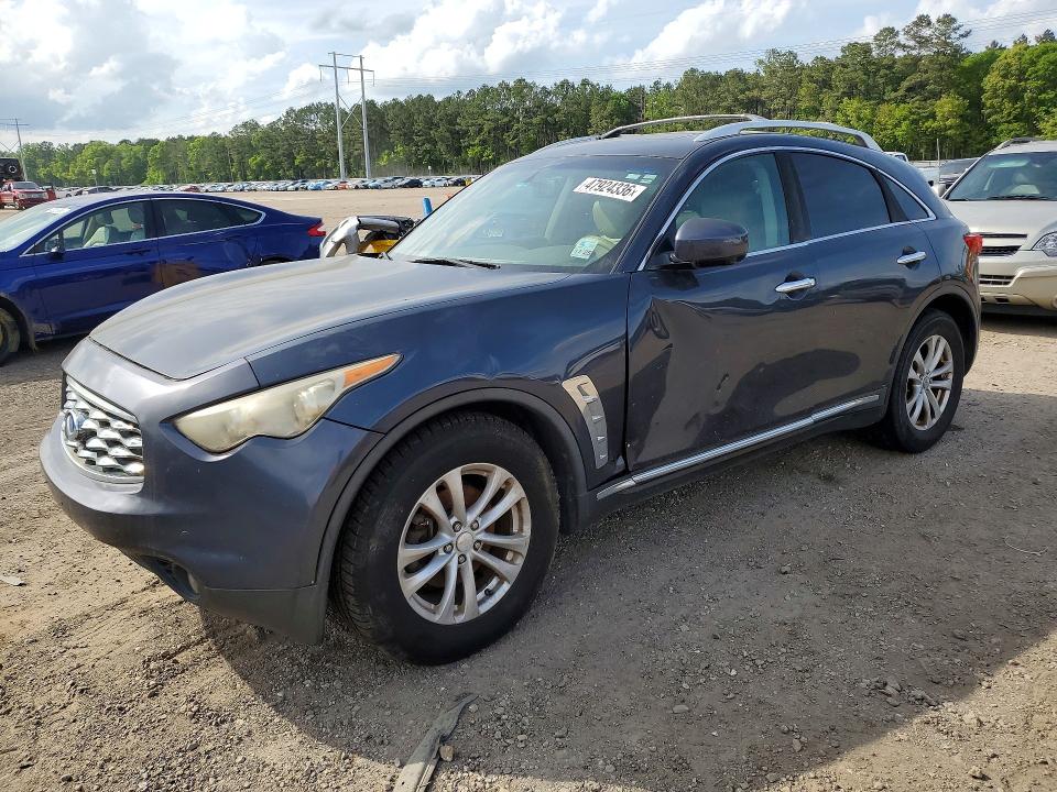 2011 Infiniti Fx35 VIN JN8AS1MUXBM711318 COPART salvage auction — WATER/FLOOD, LA - CERT OF TITLE-SALVAGE WATER, sold $225 on 2026-07-10 (photo 1)