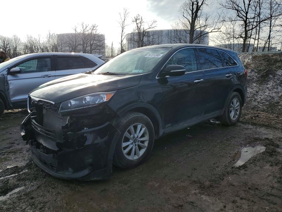 2019 Kia Sorento VIN 5XYPGDA37KG474597 COPART salvage auction — FRONT END, Salvage Title, sold $2,300 on 2026-07-08 (photo 1)