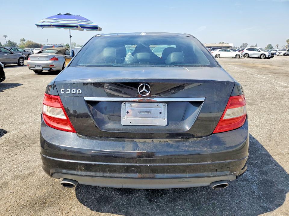 2011 Mercedes-benz C-klasse VIN WDDGF5EB1BA424133 COPART salvage auction — FRONT END, Ca - Dis/Dlr/Exp Only Clean Title, sold $400 on 2026-07-17 (photo 6)