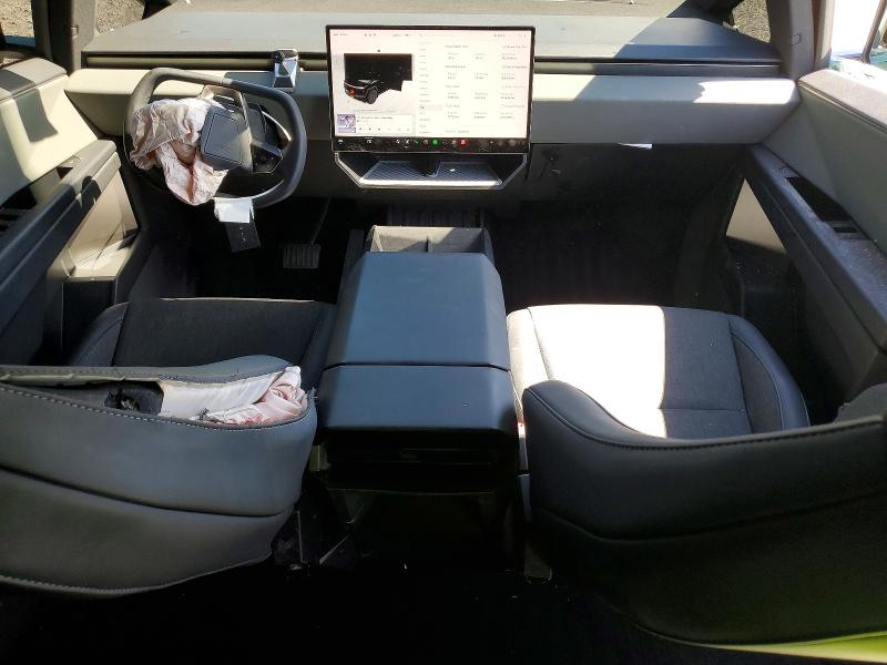 2025 Tesla Cybertruck VIN 7G2CEGEC9SA077409 COPART salvage auction — Front End, NV - SALVAGE TITLE, sold $18,400 on 2026-05-04 (photo 8)