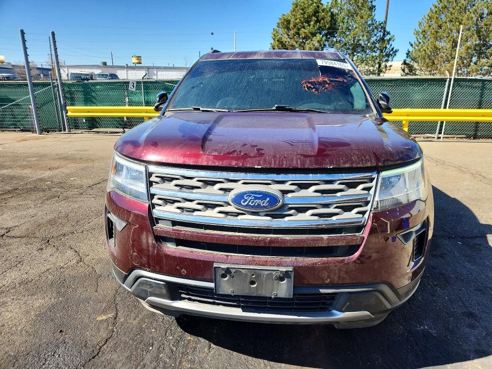 2018 Ford Explorer VIN 1FM5K8D83JGA96483 COPART salvage auction — SIDE, CO - SALVAGE TITLE, sold $4,400 on 2026-07-09 (photo 5)