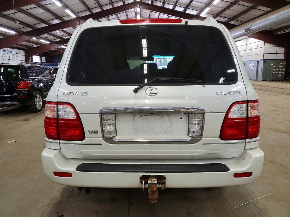 2004 Lexus Lx 470 VIN JTJHT00W343543665 COPART salvage auction — FRONT END, Ct - Certificate Of Title (P), sold $6,000 on 2026-07-27 (photo 6)
