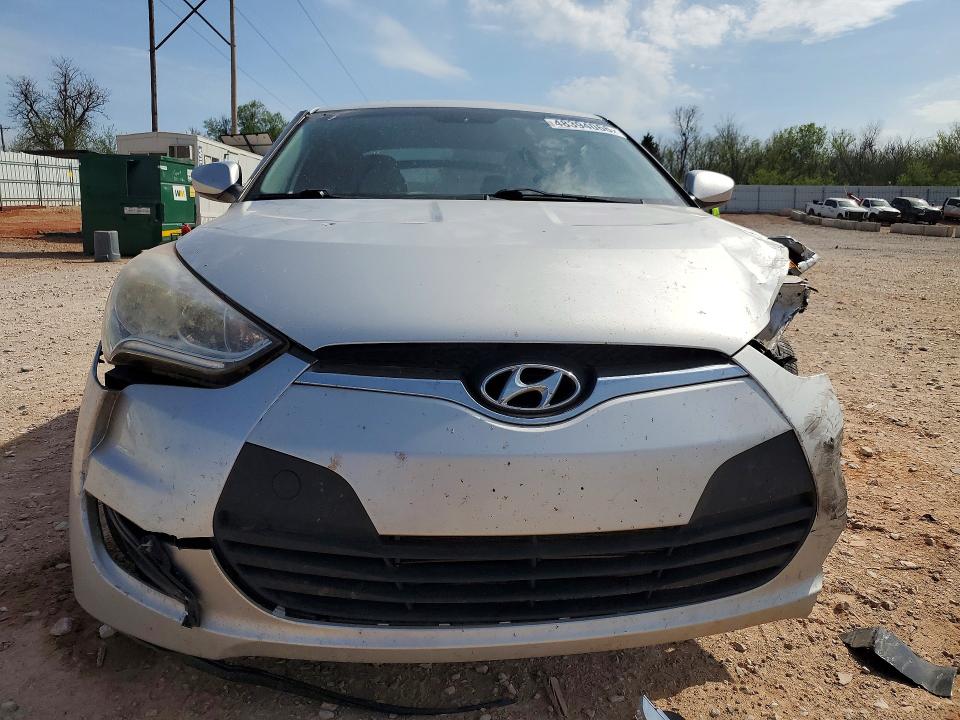 2012 Hyundai Veloster VIN KMHTC6AD7CU039749 COPART salvage auction — FRONT END, Ok - Cert Of Title-Salvage, sold $775 on 2026-07-30 (photo 5)
