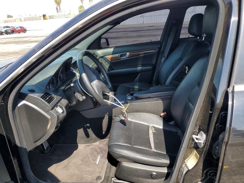 2011 Mercedes-benz C-klasse VIN WDDGF5EB1BA424133 COPART salvage auction — FRONT END, Ca - Dis/Dlr/Exp Only Clean Title, sold $400 on 2026-07-17 (photo 7)