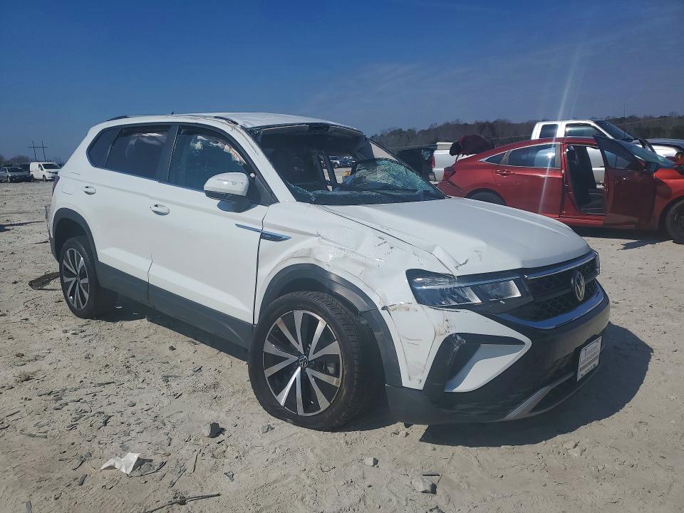 2024 Volkswagen Taos VIN 3VVSX7B26RM076247 COPART salvage auction — ROOF, Ga - Cert Of Title-Salvage, sold $5,900 on 2026-08-03 (photo 4)