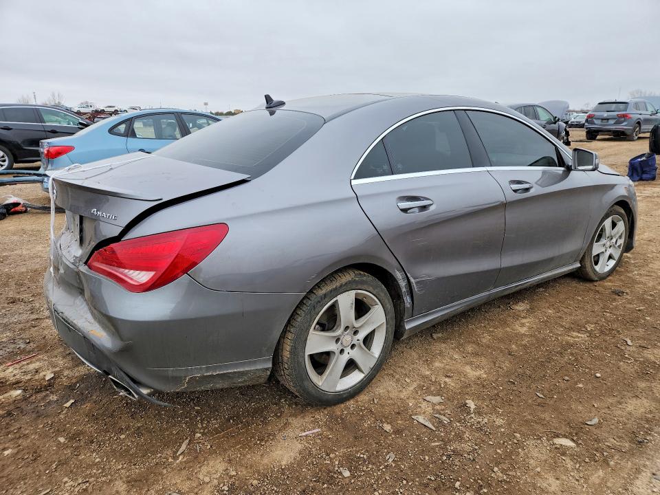 2015 Mercedes-benz VIN WDDSJ4GB5FN185667 COPART salvage auction — REAR END, Id - Salvage Certificate Of Title, sold $1,650 on 2026-07-21 (photo 3)