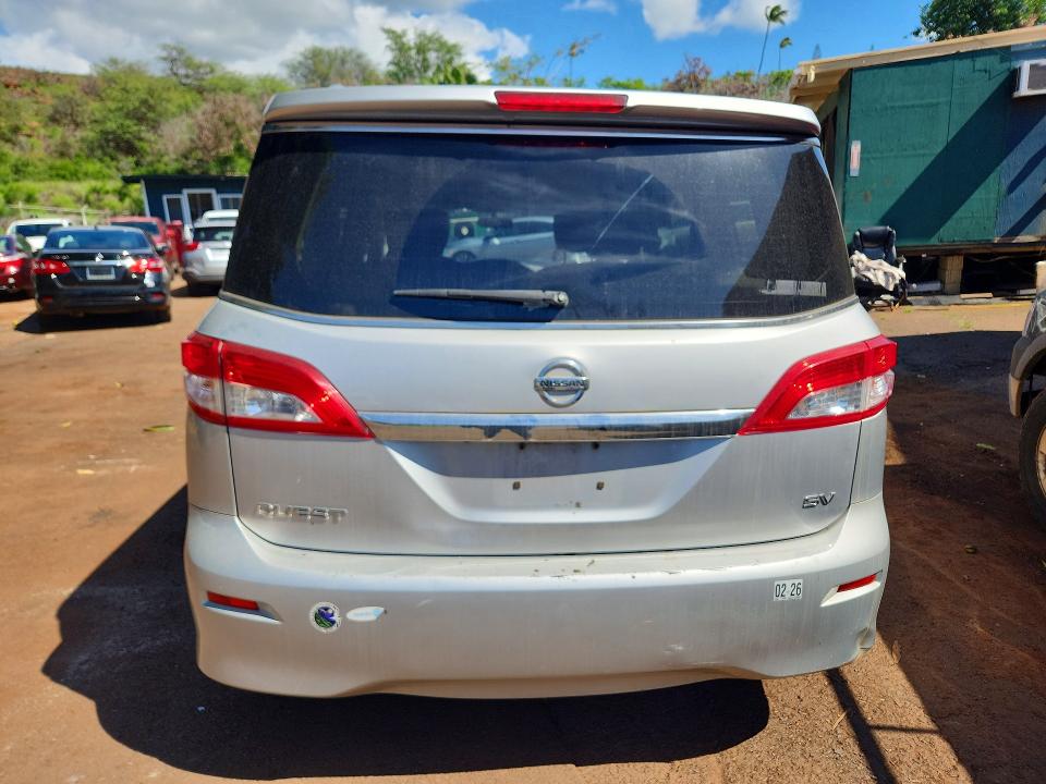 2017 Nissan Quest VIN JN8AE2KP6H9168507 COPART salvage auction — FRONT END, HI - CERTIFICATE OF SALVAGE, sold $1 on 2026-07-20 (photo 6)