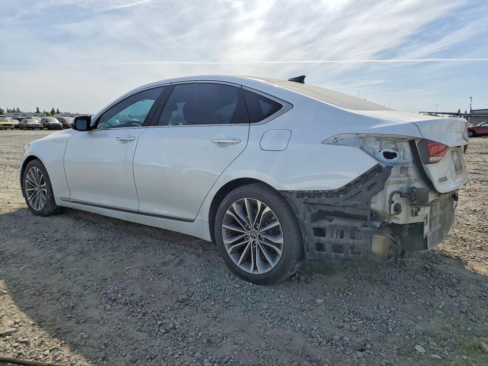 2015 Hyundai Genesis VIN KMHGN4JE0FU103403 COPART salvage auction — REAR END, Ca - Salvage Certificate, sold $3,100 on 2026-07-07 (photo 2)