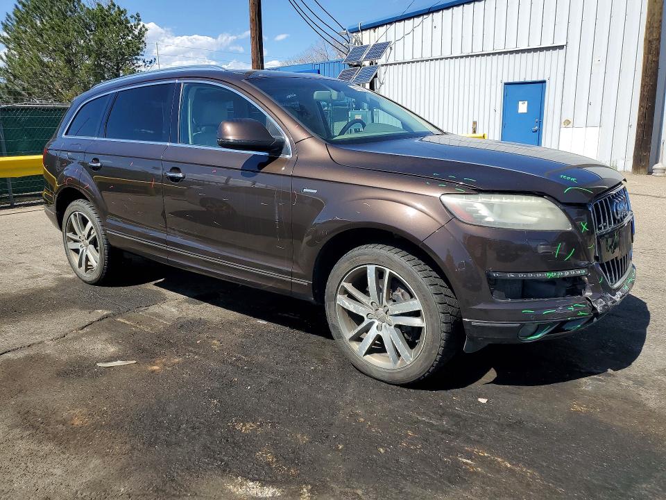 2014 Audi Q7 VIN WA1LGAFE4ED014169 COPART salvage auction — FRONT END, Co - Salvage Title, sold $4,150 on 2026-07-16 (photo 4)