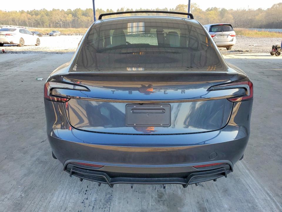 2025 Tesla Model 3 VIN 5YJ3E1EA6SF998777 COPART salvage auction — Front End, GA - CERT OF TITLE-SALVAGE, sold $13,400 on 2026-05-14 (photo 6)