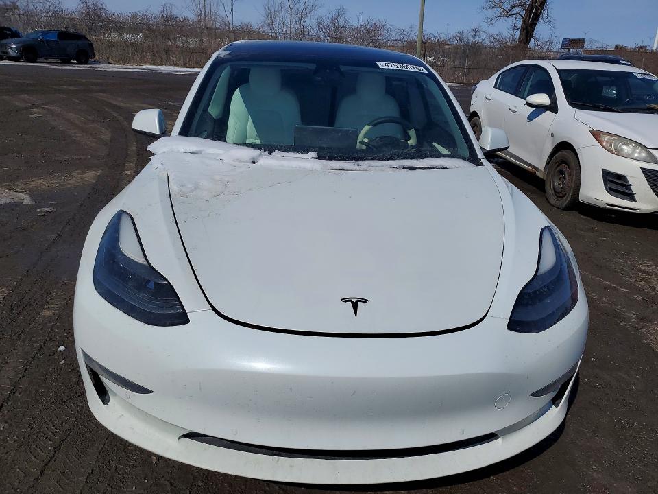 2021 Tesla Model 3 VIN 5YJ3E1EA4MF982791 COPART salvage auction — SIDE, Qc - Gravement Accidente, sold $6,800 on 2026-07-14 (photo 5)