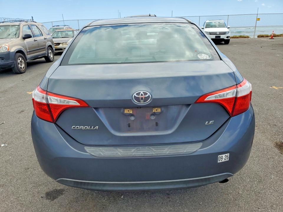 2016 Toyota Corolla VIN 5YFBURHE4GP472039 COPART salvage auction — FRONT END, HI - CERTIFICATE OF SALVAGE, sold $750 on 2026-07-27 (photo 6)