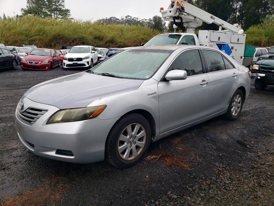 2007 Toyota Camry hybrid VIN JTNBB46K773035223 COPART salvage auction — FRONT END, HI - CERTIFICATE OF SALVAGE, sold $70 on 2026-07-27 (photo 1)