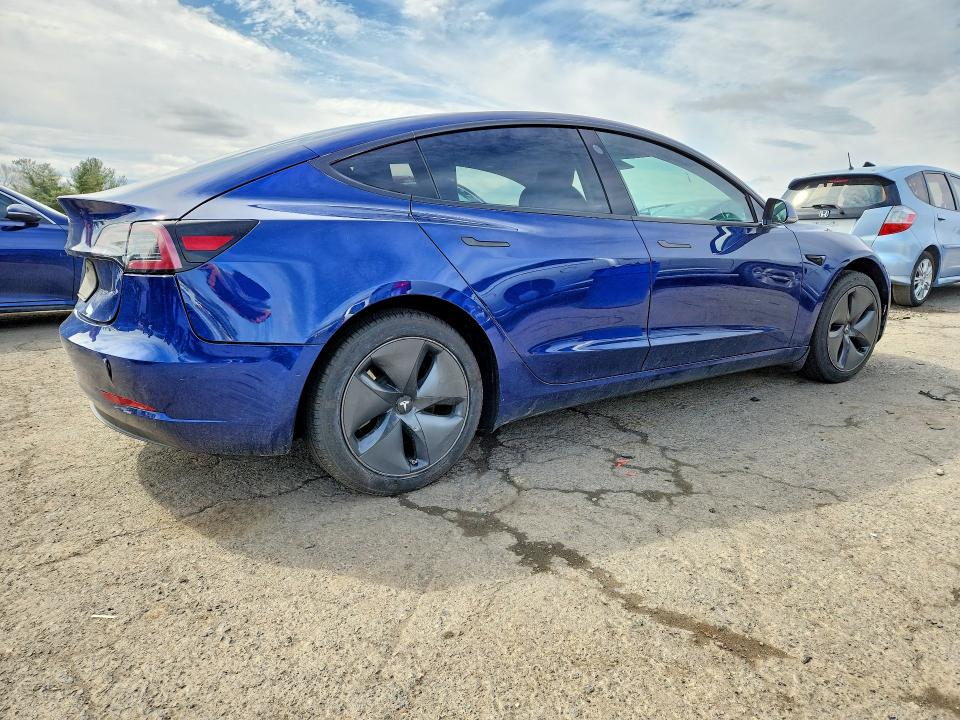 2020 Tesla Model 3 VIN 5YJ3E1EA0LF794025 COPART salvage auction — REAR END, PA, sold $1,050 on 2026-07-24 (photo 3)