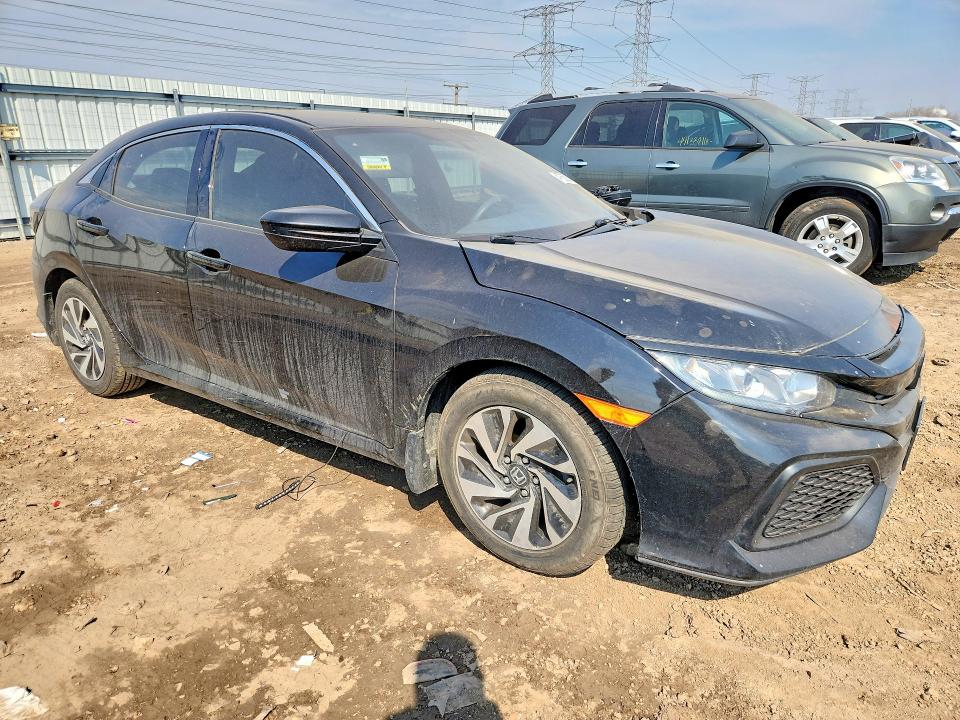 2017 Honda Civic VIN SHHFK7H28HU221151 COPART salvage auction — SIDE, Il - Salvage Certificate, sold $4,650 on 2026-07-14 (photo 4)