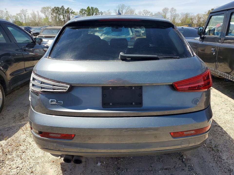 2017 Audi Q3 VIN WA1BCCFSXHR016976 COPART salvage auction — REAR END, Tx - Certificate Of Title, sold $1,450 on 2026-07-07 (photo 6)