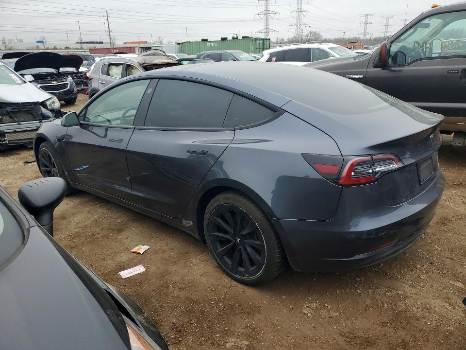 2022 Tesla VIN 5YJ3E1EB0NF169698 COPART salvage auction — FRONT END, Il - Salvage Certificate, sold $8,700 on 2026-07-07 (photo 2)