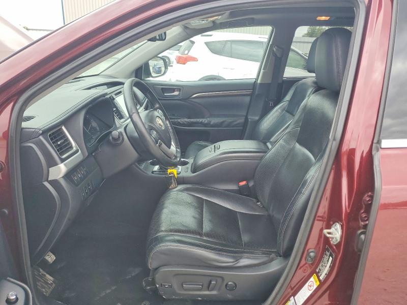 2014 Toyota Highlander VIN 5TDYKRFH8ES010827 COPART salvage auction — REAR END, Nc - Dealer Only Clean Title (P), sold $9,900 on 2026-07-14 (photo 7)