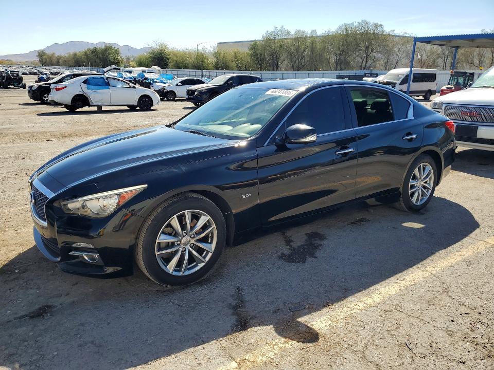 2017 Infiniti Q50 VIN JN1EV7AP6HM736959 COPART salvage auction — VANDALISM, Nv - Certificate Of Title, sold $1,200 on 2026-07-30 (photo 1)