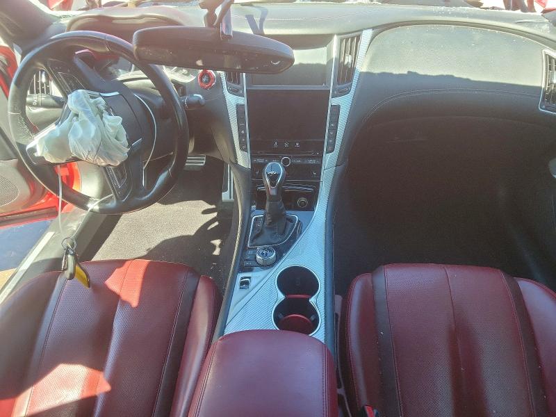 2017 Infiniti Q60 VIN JN1FV7EK9HM611098 COPART salvage auction — FRONT END, Tx - Certificate Of Title, sold $3,100 on 2026-07-27 (photo 8)