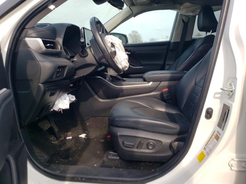 2023 Toyota Highlander VIN 5TDKDRBH4PS034521 COPART salvage auction — FRONT END, Nj - Cert Of Title-Salvage, sold $12,800 on 2026-07-28 (photo 7)