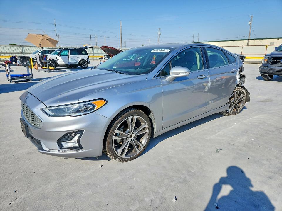 2020 Ford Fusion VIN 3FA6P0D99LR117312 — COPART salvage auction photo